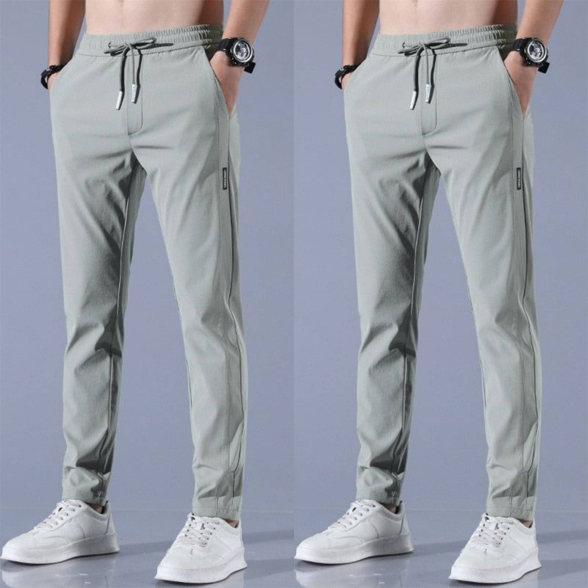 Stefan | SpeedDry Flexible Pants (1+1 FREE) - Green / Green / L - AMVIM