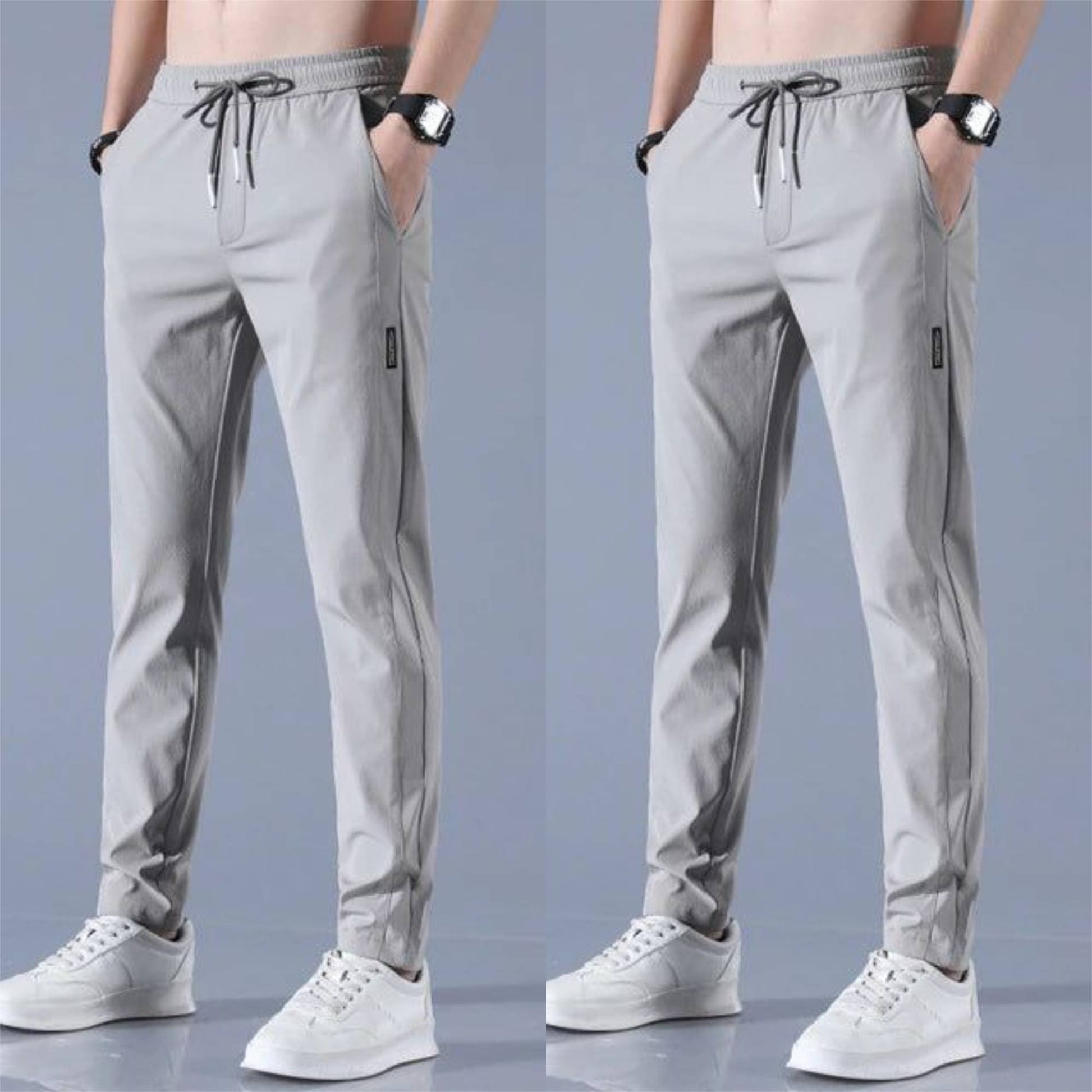 Stefan | SpeedDry Flexible Pants (1+1 FREE) - Gray / Gray / L - AMVIM