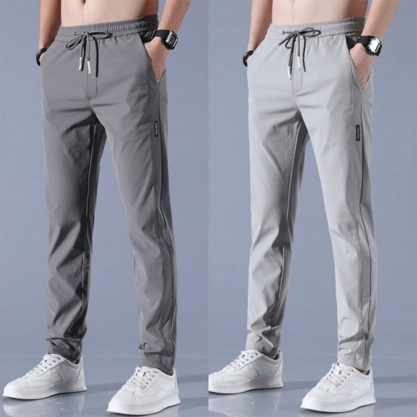 Stefan | SpeedDry Flexible Pants (1+1 FREE) - Dark Gray / Gray / L - AMVIM