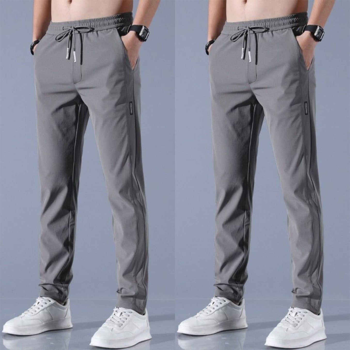Stefan | SpeedDry Flexible Pants (1+1 FREE) - Dark Gray / Dark Gray / L - AMVIM