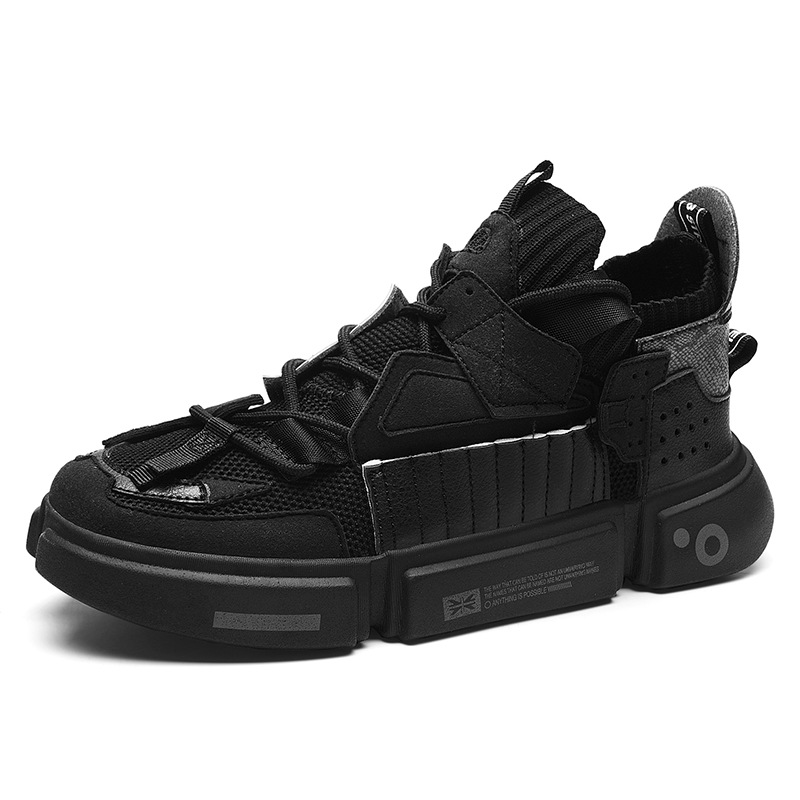 Caden | Colorful Streetwear Sneakers - Black / 37 - AMVIM