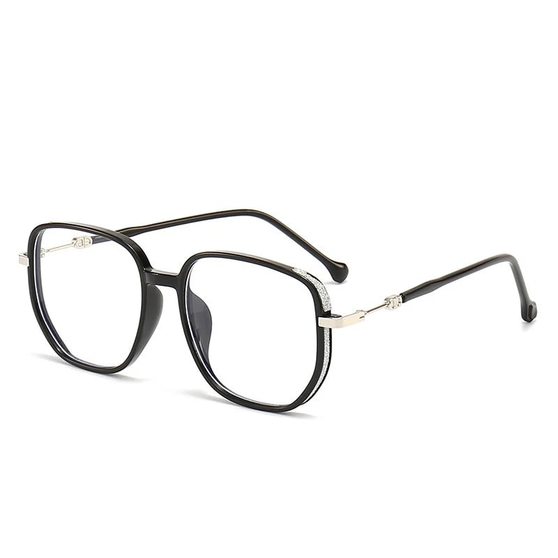 Pearl | Draagbaar zicht: Stijlvolle anti-blauw licht leesbril - Zwart / +1.00 | 40-45 jaar - AMVIM