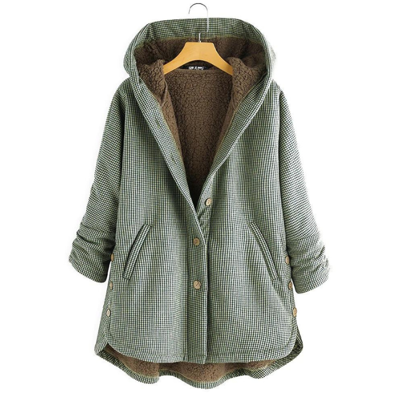 Lara | Luxurious Plush Hooded Jacket