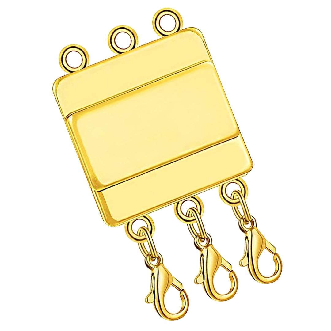 New Necklace MagClasp™ - Gold / 3 Clasps / Default Box - AMVIM
