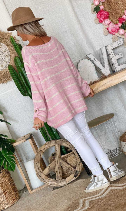 Callie | Chic Stripy Sweater