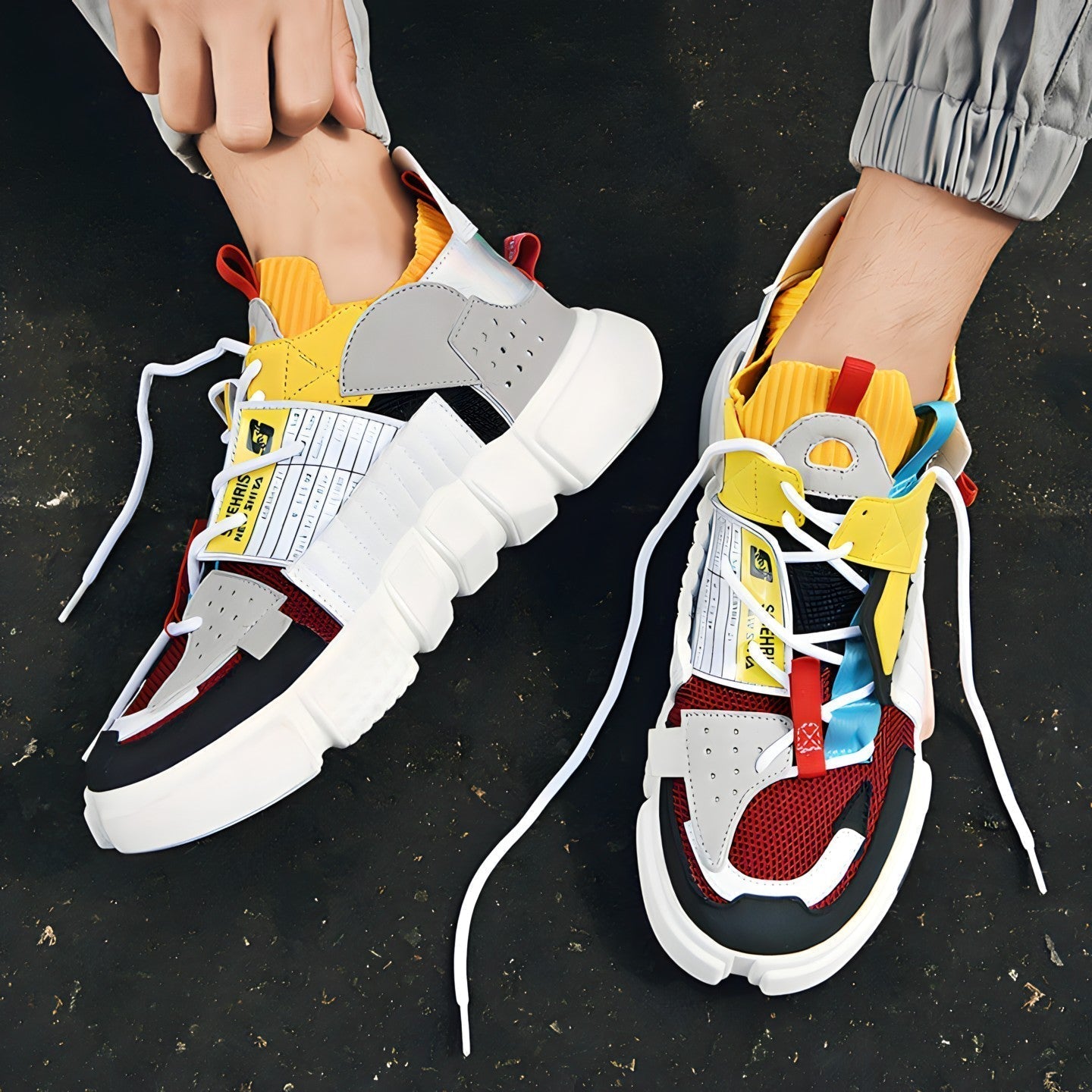 Caden | Colorful Streetwear Sneakers - AMVIM