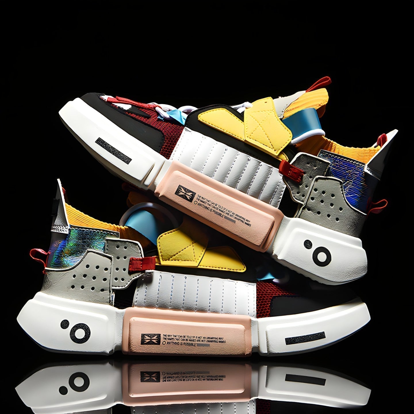 Caden | Colorful Streetwear Sneakers - Colorful / 36 - AMVIM