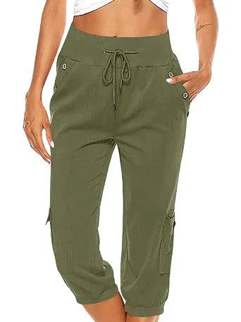 Lainey | Lightweight, casual cargo - Army Green / S - AMVIM