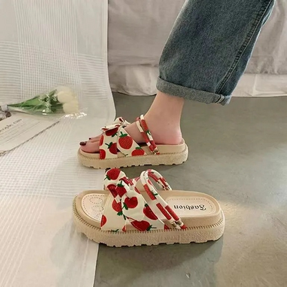 Daisy | Divine Comfort Sandals - Strawberry / 35 - AMVIM