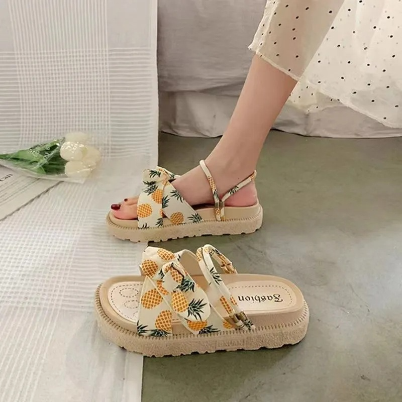 Daisy | Divine Comfort Sandals - Pineapple / 35 - AMVIM