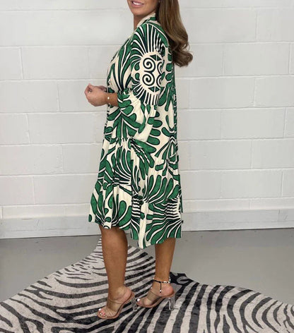 Gabriella | Summer Dress With Elegant Print