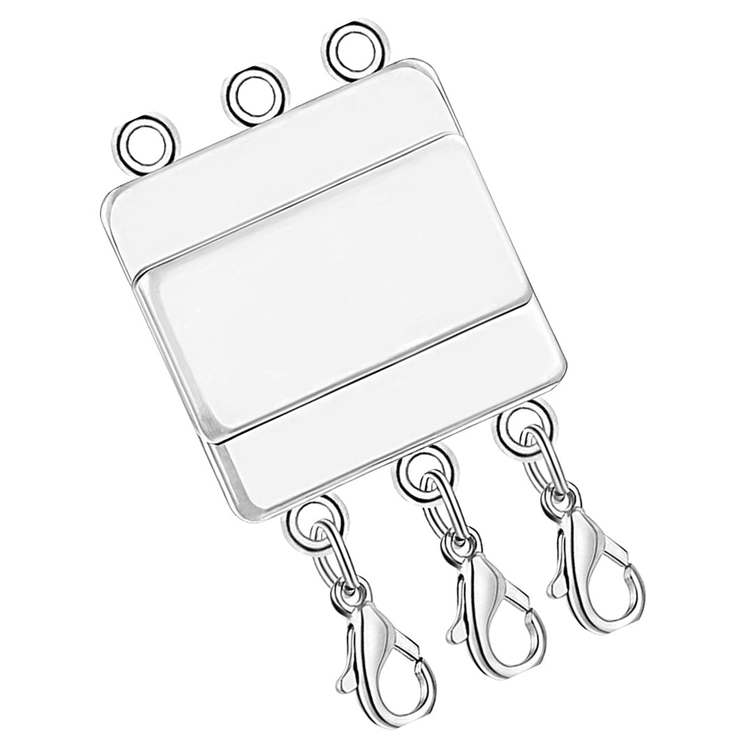 New Necklace MagClasp™ - Silver / 3 Clasps / Default Box - AMVIM