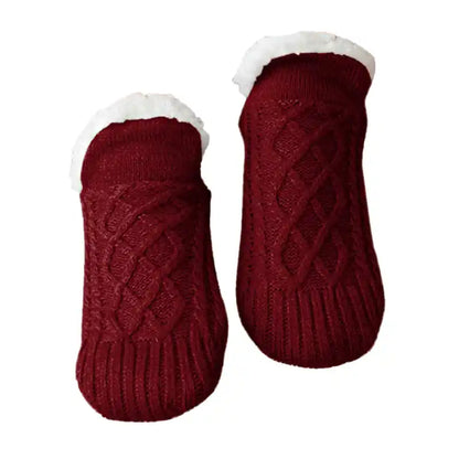 Non-slip Thermal Socks Red