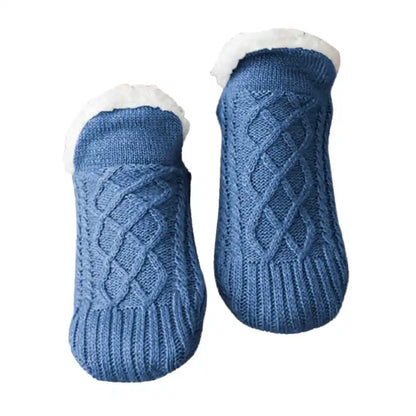 Non-slip Thermal Socks Blue