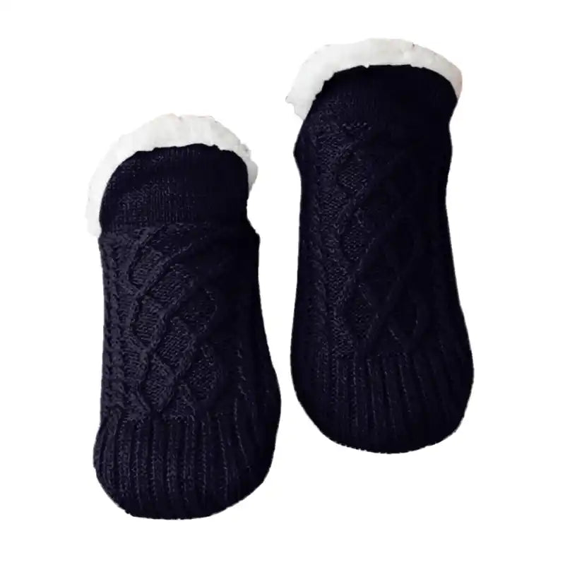 Non-slip Thermal Socks Black