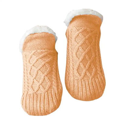 Non-slip Thermal Socks Apricot