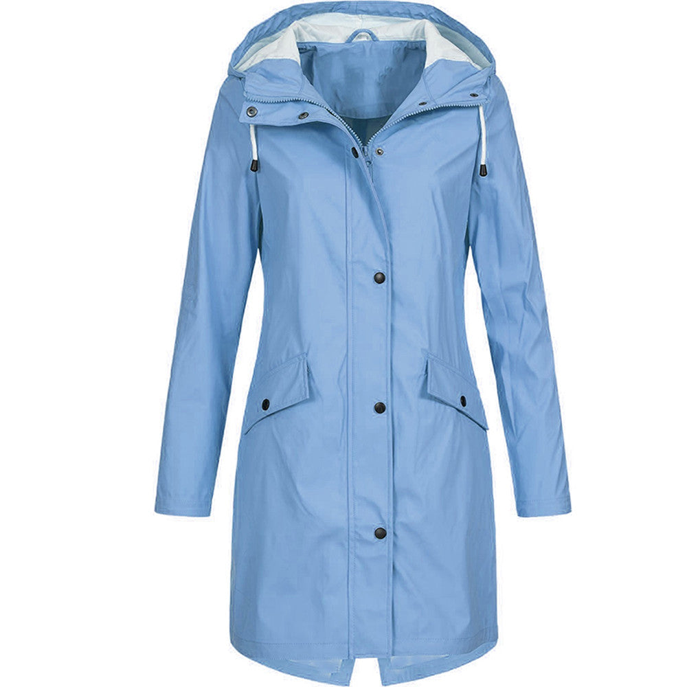 Winona | Waterproof Raincoat - Light Blue / S - AMVIM