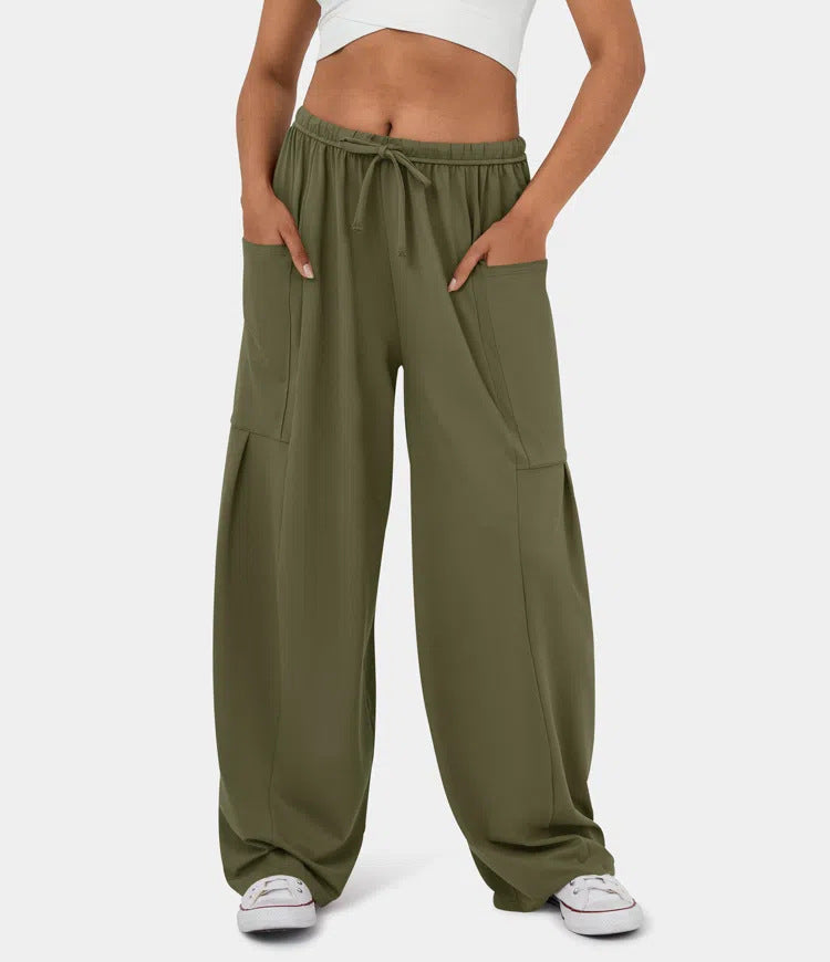 Uri | Ultimate Comfort Pants - Army Green / S - AMVIM