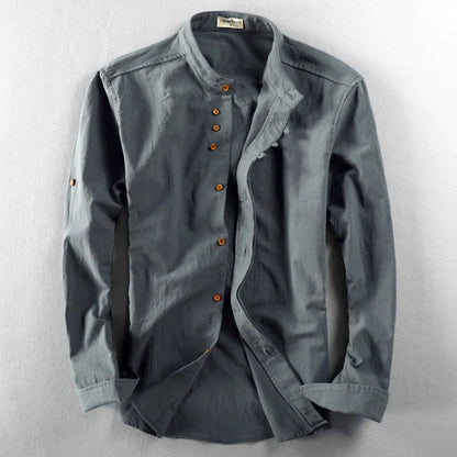 Junji | Japanese Katana Shirt For Men - Charcoal / M - AMVIM