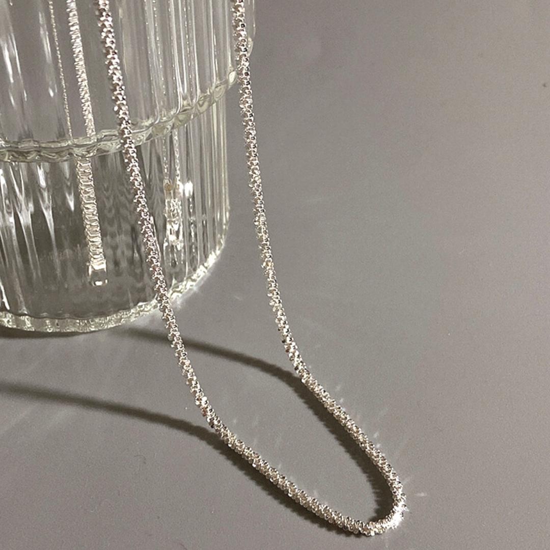 Sparkly Sterling Silver Necklace | AMVIM