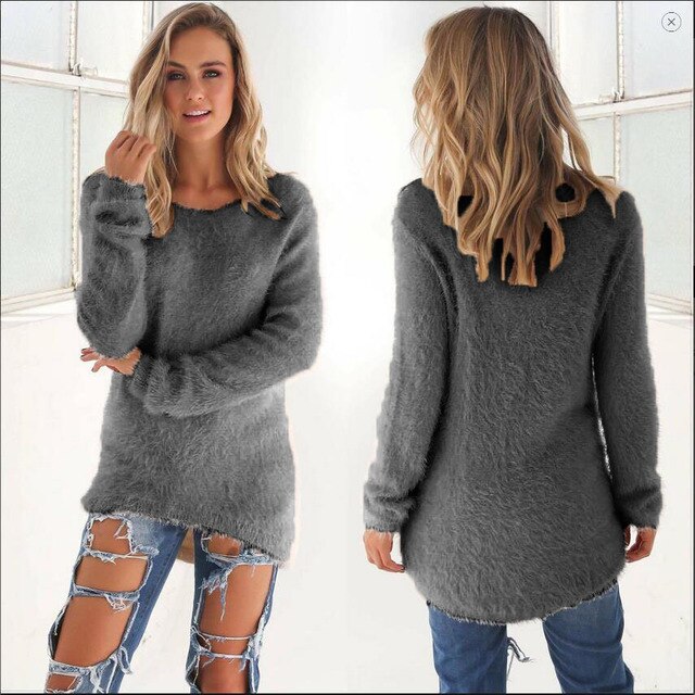 Autumn | Comfortable Warm Sweaters - Grey / S - AMVIM