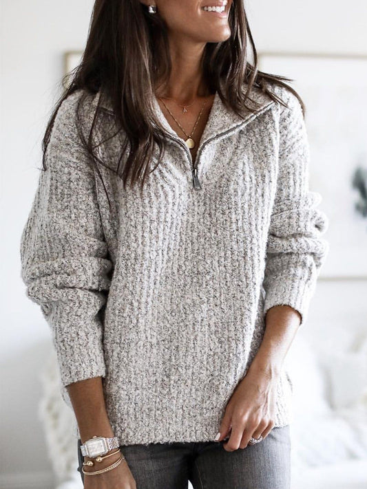 Emily | Autumn Sweater - Gray / S - AMVIM