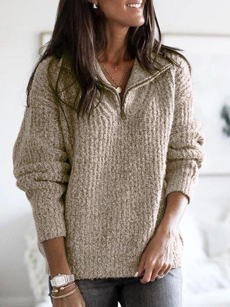 Emily | Autumn Sweater - Khaki / S - AMVIM