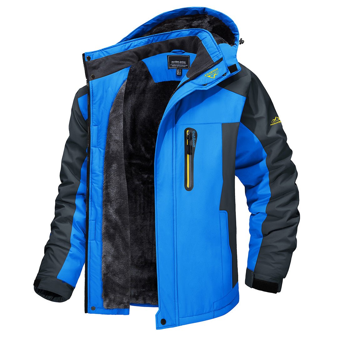 William | Windproof Fleece Padded Hooded Jacket