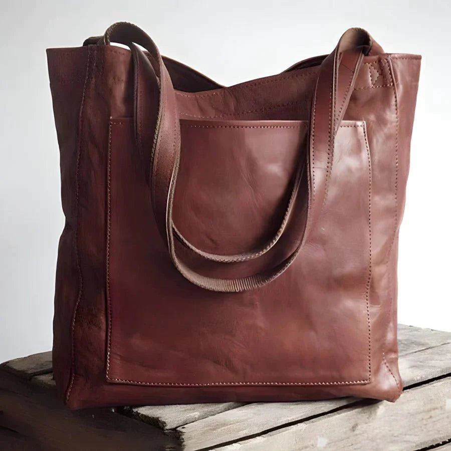 Lydia | Leather Pocket Shoulder Bag